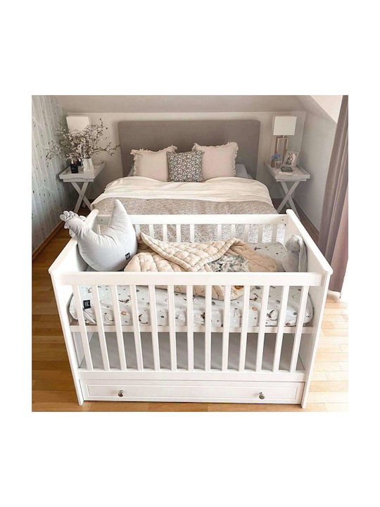 La Millou Baby Sheet Crib Cotton Fitted Pink 70x140cm