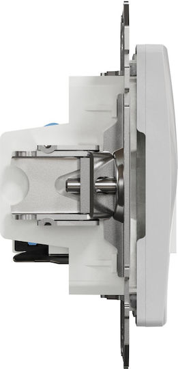 Schneider Electric Sedna Mecanism Dublu Prize de Rețea și Telefon RJ45/RJ11 Tip Cat6 în Culoare Gri SDD113468