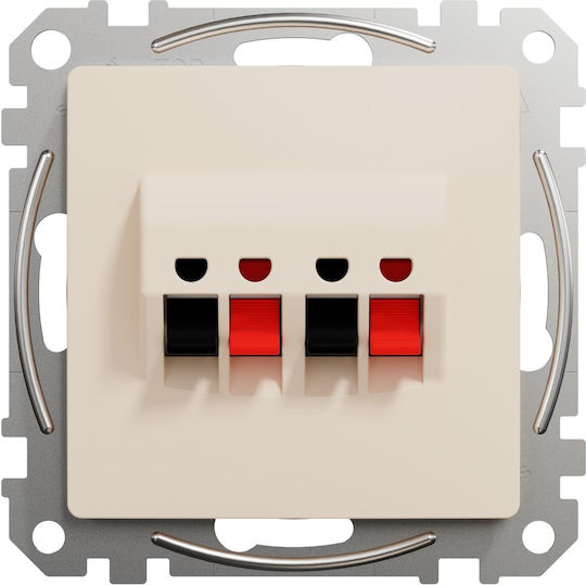 Schneider Electric Sedna Steckdose Redner in Beige Farbe SDD112411