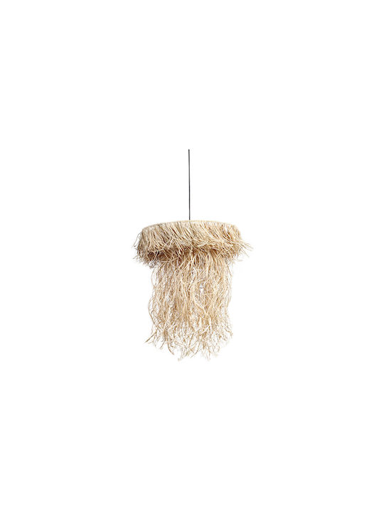 Klikareto Kinaros Pendant Light Beige with Socket E27 40x50cm