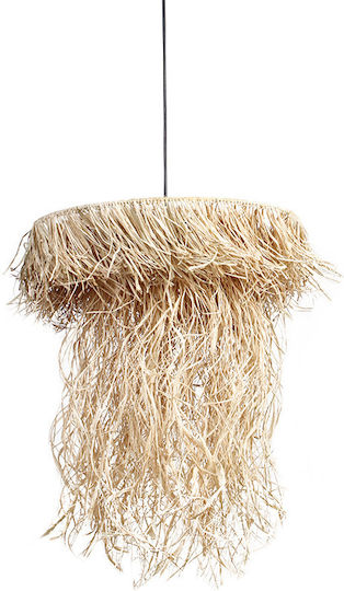 Klikareto Kinaros Pendant Light Beige 40x50cm Klikareto Kinaros Pendant Light Beige 40x50cm