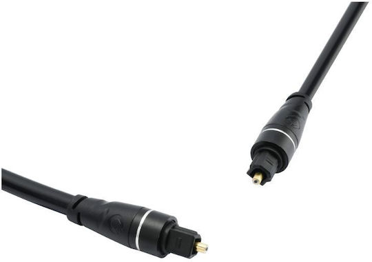 Oehlbach Optical Audio Cable TOS male - TOS male Μαύρο 1.5m (D1C33132)