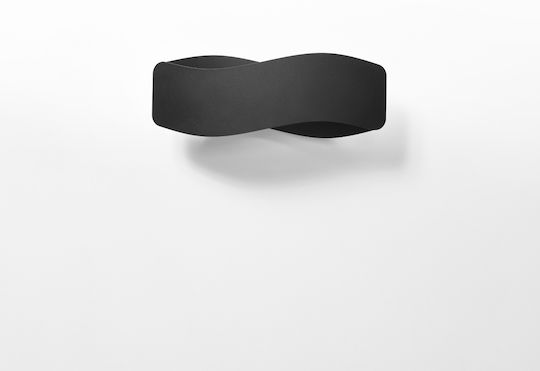 Sollux Tila Modern Lamp Wall with Socket G9 Black 40x18x13cm