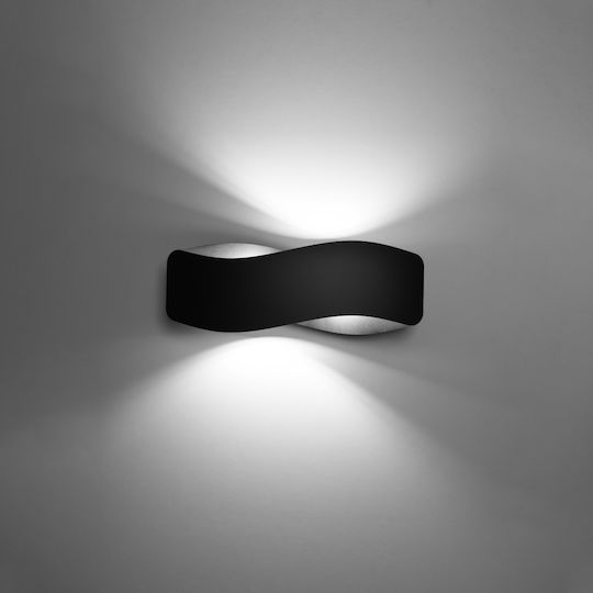 Sollux Tila Modern Lamp Wall with Socket G9 Black 40x18x13cm