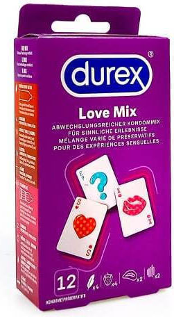 Durex Προφυλακτικά Love Mix 12τμχ