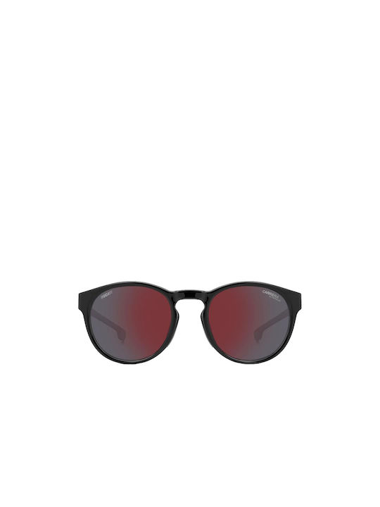 Carrera Ducati Sunglasses with Black Plastic Frame and Red Polarized Mirror Lens 012/S 807H4