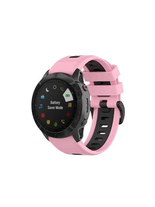 Λουράκι Σιλικόνης Ροζ (Garmin Instinct 2S)