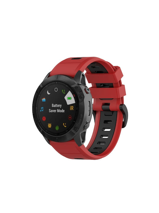 Strap Silicone Red (Garmin Instinct 2S)