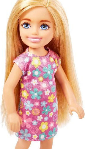 Barbie Chelsea Doll Chelsea Long Blonde Hair & Blue Eyes for 3+ years+ Years 15cm