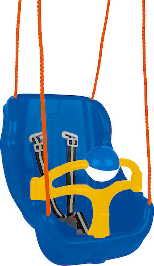 Pilsan Plastic with Protector and Seatbelt Swing 36x41cm for 1+ years Blue