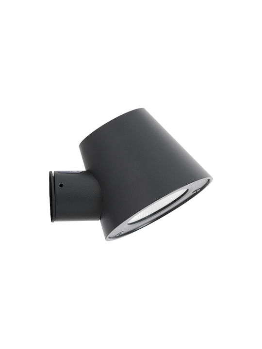 GloboStar Gardenia Wall-Mounted Outdoor Lighting Spot LED IP65 7W with Warm White Light Double Beam 9.5x13x7.7cm