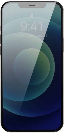 Baseus Filter Anti Spy 0.4mm Privacy Full Face Tempered Glass (iPhone 12 / 12 Pro)