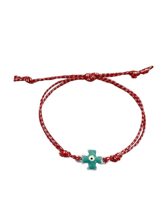 Tatu Moyo Armband Martaki Makramee mit Design Kreuz aus Kabel