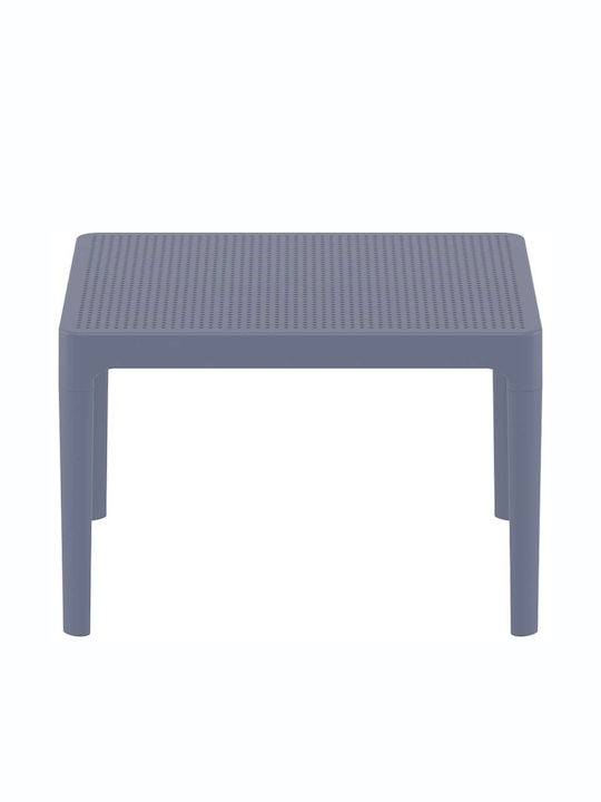 Sky Sitting Room Outdoor Polypropylene Table Gray 60x50x40cm