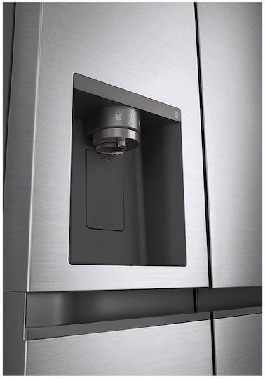 LG Ψυγείο Ντουλάπα 635lt Total NoFrost Υ179xΠ91.3xΒ73.5εκ. Inox GSLV51PZXE