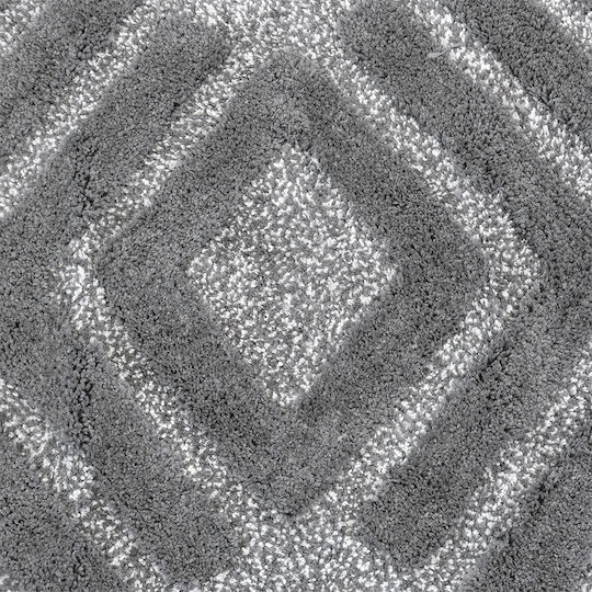 Lino Home Rutschfest Badematte Baumwolle Rechteckig Vengo 2500000758 Grey 50x80cm