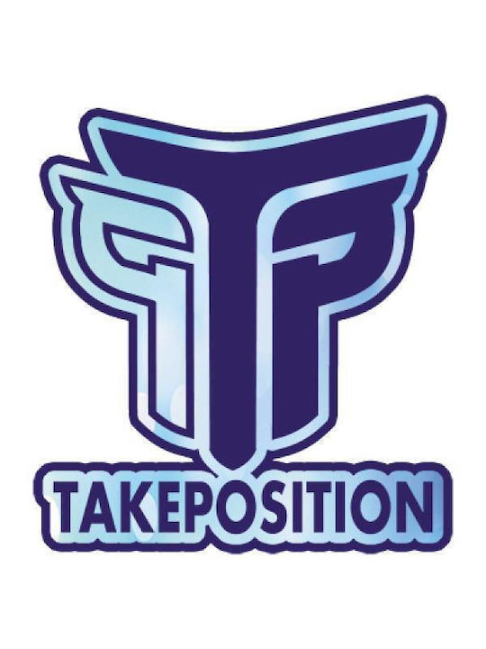 Takeposition Γυναικείο T-shirt με V Λαιμόκοψη Κόκκινο