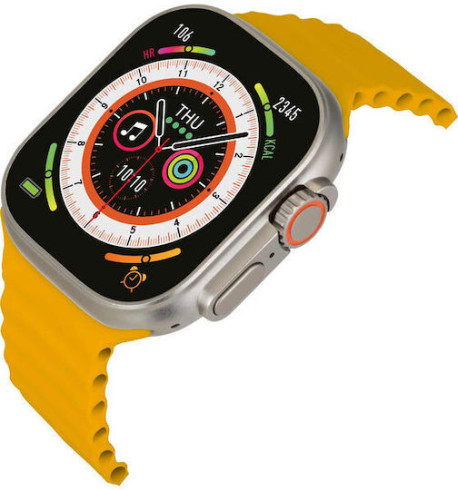 Thorton Geni 49mm Smartwatch (Κίτρινο)