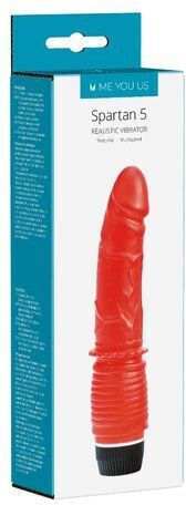 Kinx Vibrator Realistic Vibrator 12.7cm Roșu