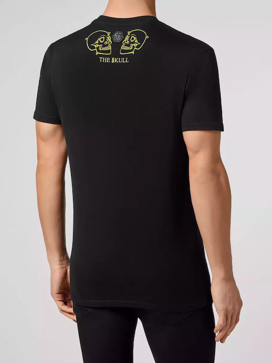 Philipp Plein Ανδρικό T-shirt Κοντομάνικο Μαύρο