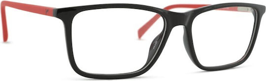 PUMA Children's Plastic Eyeglass Frame Black PJ0066O 001