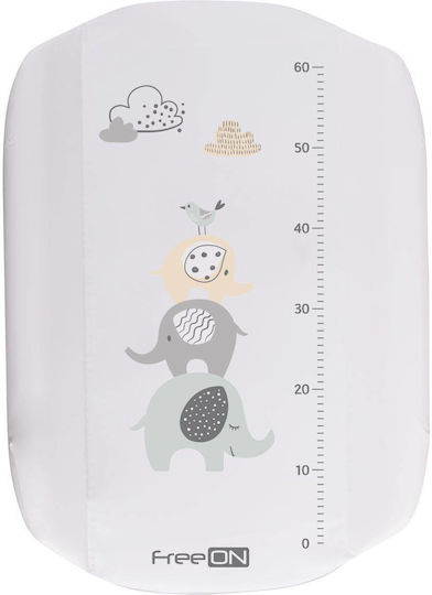 FreeOn Baby Bath and Changing Table Elephants White - Gray