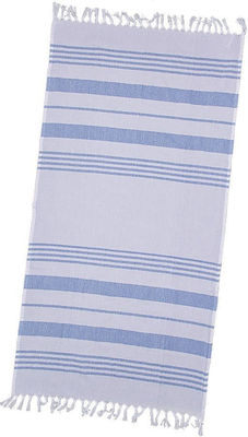 Fouta Beach Towel Green with Fringes 180x90cm.