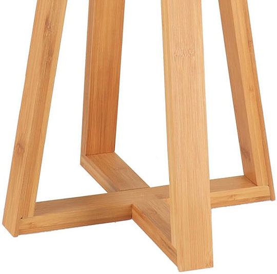 Σκαμπό Κουζίνας Ξύλινο Μαύρο 30x30x43εκ.