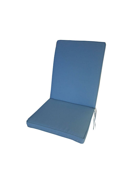 TnS Garden Chair Cushion with Back Blue 94.5x43.5cm.