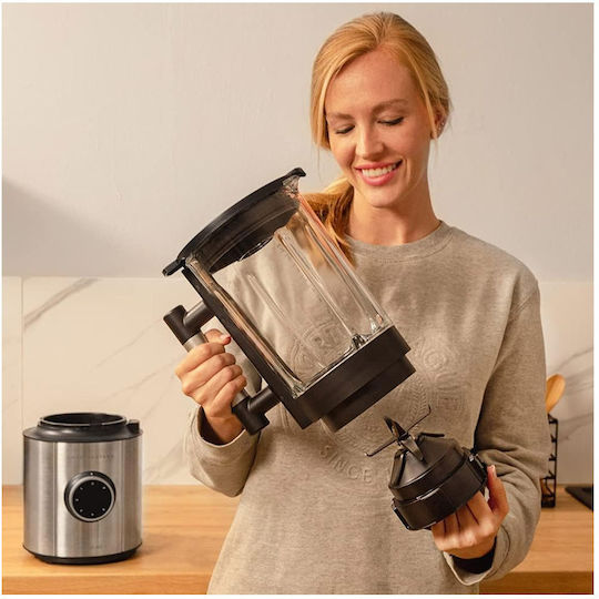 Cecotec Grand Katana 2700MAX Total Destroy Blender with Stainless Steel Jug 1.8 lt 2700W Black