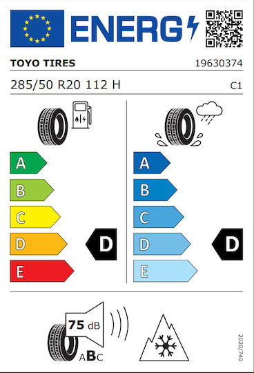 Toyo Open Country 285/50R20 112H 3PMSF Anvelopă 4 Anotimpuri pentru 4x4 / SUV Autovehicul