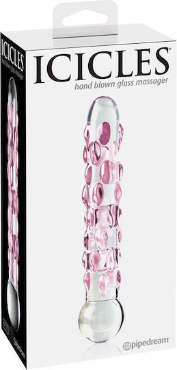 Icicles Icicles No 7 Γυάλινο Dildo Purple 18cm