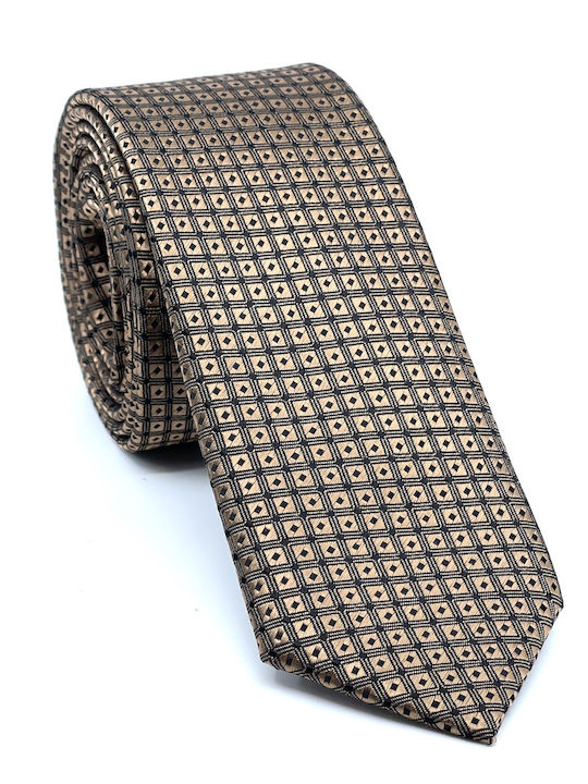 Legend Accessories Men's Tie Set Printed Beige