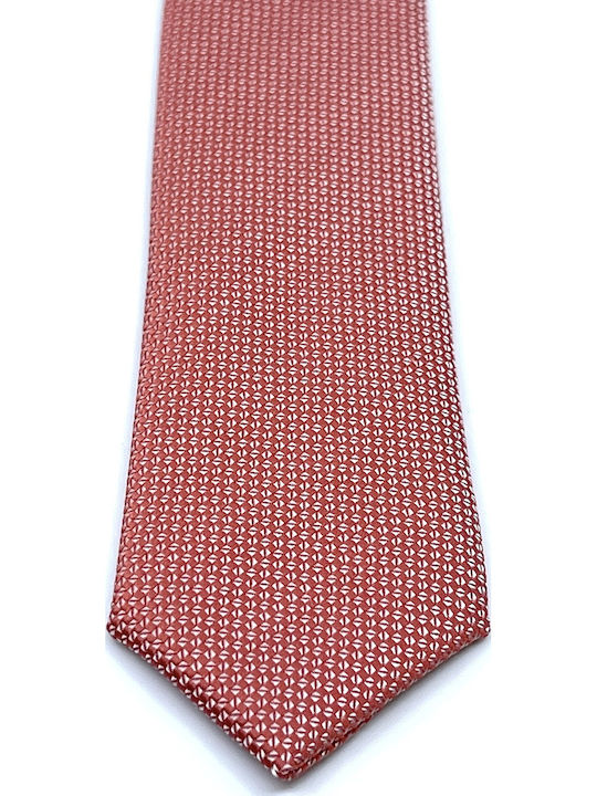 Legend Accessories Σετ Ανδρικής Γραβάτας Μονόχρωμη σε Πορτοκαλί Χρώμα L-047-74-4.5CM