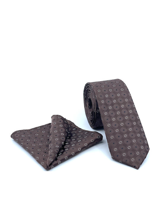 Legend Accessories Set de Cravată pentru Bărbați Tipărit în Culorea Negru
