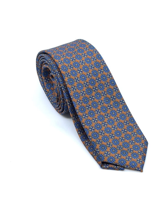 Legend Accessories Silk Men's Tie Printed Navy Blue
