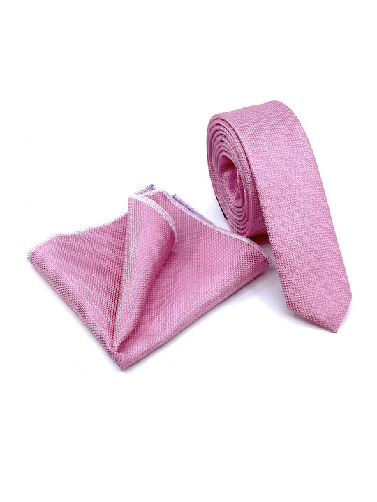 Legend Accessories Synthetic Men's Tie Set Monochrome Pink