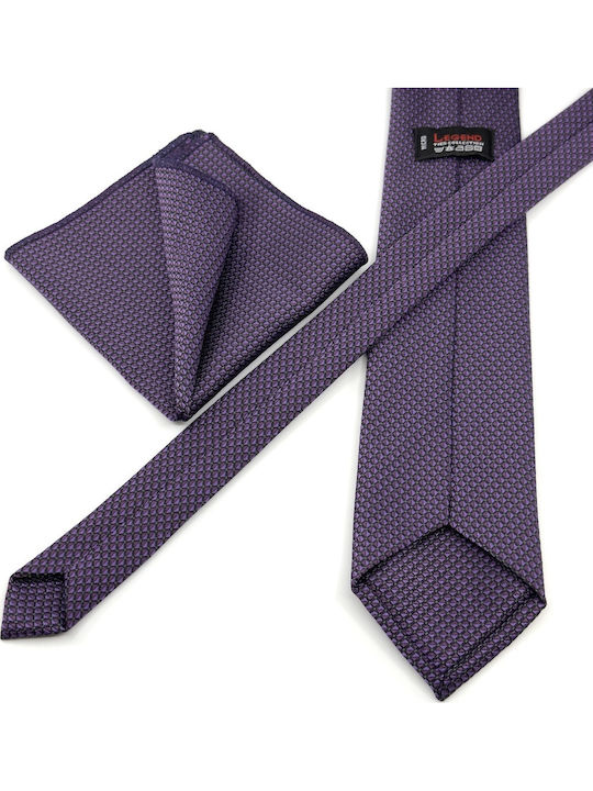 Legend Accessories Men's Tie Set Printed Lilac