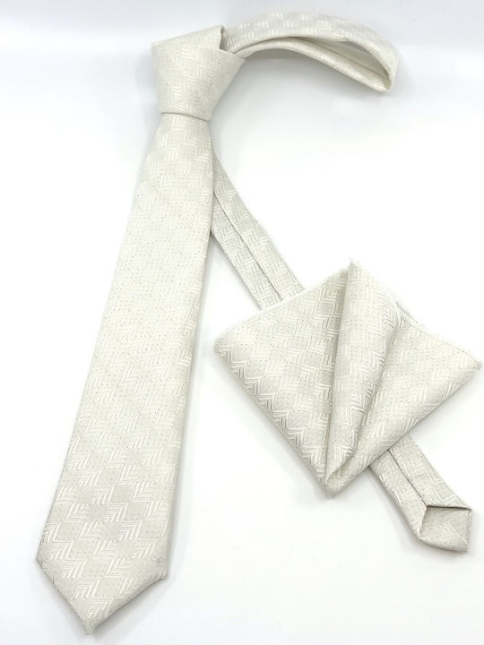 Legend Accessories Men's Tie Set Printed White