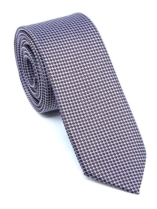 Legend Accessories TYP MICRO Herren Krawatten Set Gedruckt in Lila Farbe