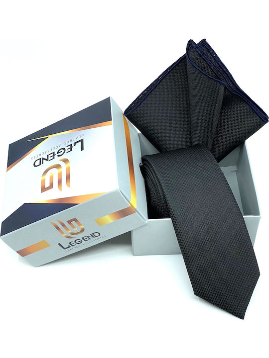 Legend Accessories Men's Tie Monochrome in Black Color