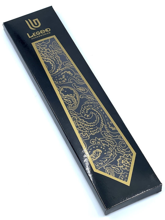 Legend Accessories Set de Cravată pentru Bărbați Tipărit în Culorea Auriu