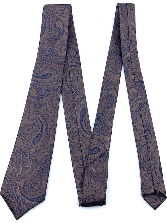 Legend Accessories Set de Cravată pentru Bărbați Tipărit în Culorea Maro