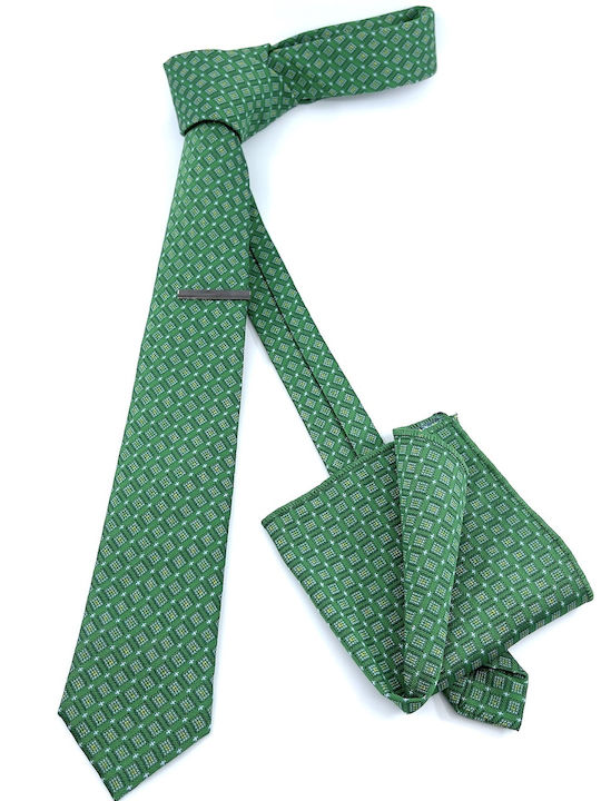 Legend Accessories Men's Tie Set Printed Green