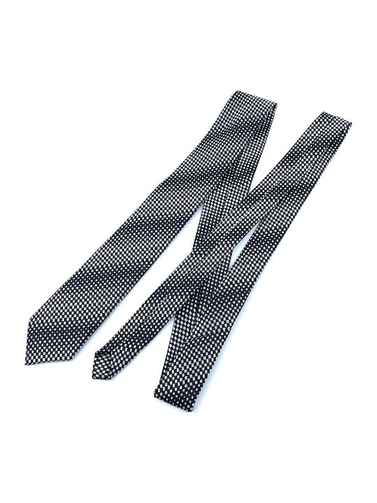 Legend Accessories Set Cravate Bărbați Mătase Tipărită În Culoare Argintie