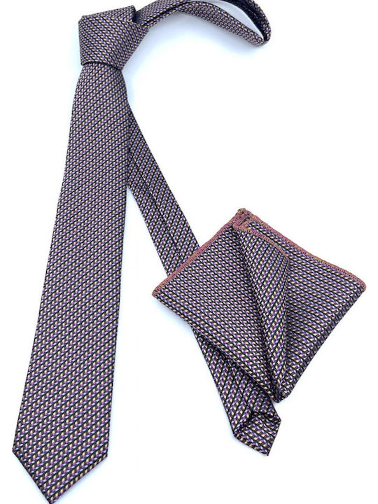 Legend Accessories Men's Tie Monochrome Purple