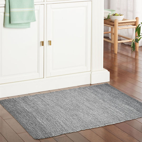 Lino Home Patty Rectangular Kitchen Mat with Anti-slip Underlay Gray 60x90εκ.