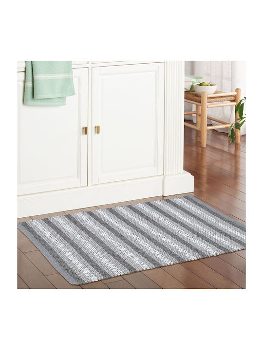 Lino Home Rectangular Kitchen Mat with Anti-slip Underlay Pink 60x90εκ.