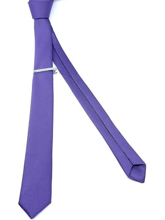 Legend Accessories Synthetic Men's Tie Set Monochrome Purple