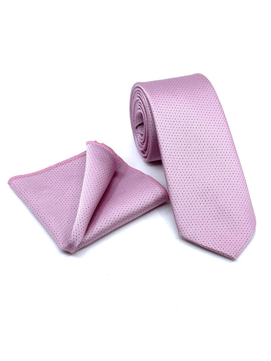 Legend Accessories Men's Tie Set Printed Pink